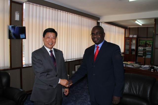 Ambassador Zhou Yuxiao Presents Copy of Letter of Credence to the ...